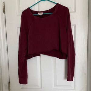 Universal Thread Maroon Crop Top